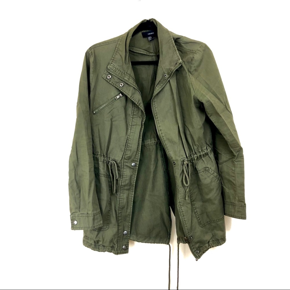 Forever 21 Size L Army Green Jacket